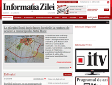 Tablet Screenshot of informatia-zilei.ro